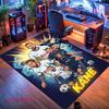 HK Player Teppich für Wohnzimmer Schlafzimmer Zuhause Sofadekoration, Rutschfeste Bodenmatte für Kinder zum Spielen