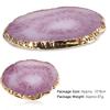 Natural Resin Stone Nail Art Plate Gel Polish Holder Drawing Color Palette Nail Art Display