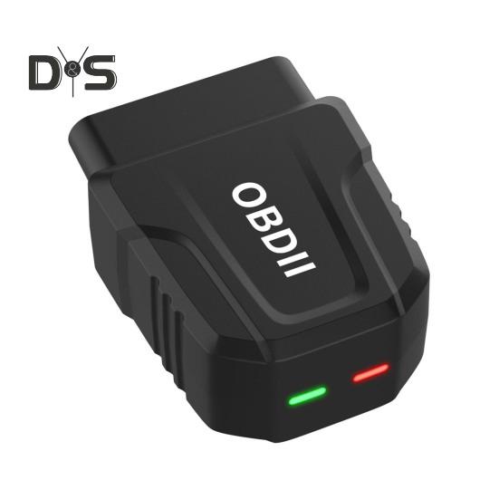 

Bluetooth-совместимый сканер OBD2, диагностический инструмент, портативный универсальный беспроводной, простая настройка, автоматическое подключение, считыватель кодов ошибок двигателя автомобиля чёрный