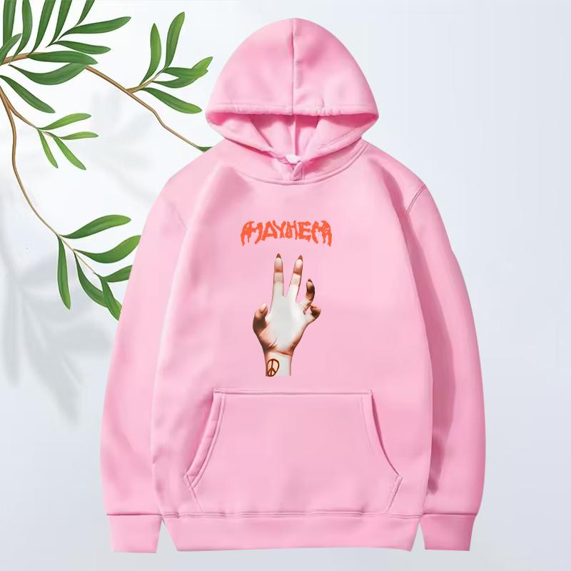 Lady Gaga Mayhem New Album Graphics Hoodie Men Women Y2K Vintage Long Sleeve Sweatshirt With Print Oversizhoodie Unisex