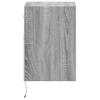 Vidaxl Ścienne Szafki Tv Z Led, 2 Szt., Szary Dąb Sonoma, 41X31X45 Cm