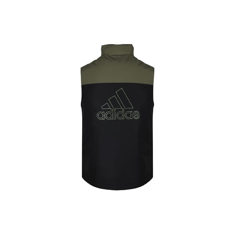 Adidas Down Vests Men's Black Stand Collar Moderate Other FS0035
