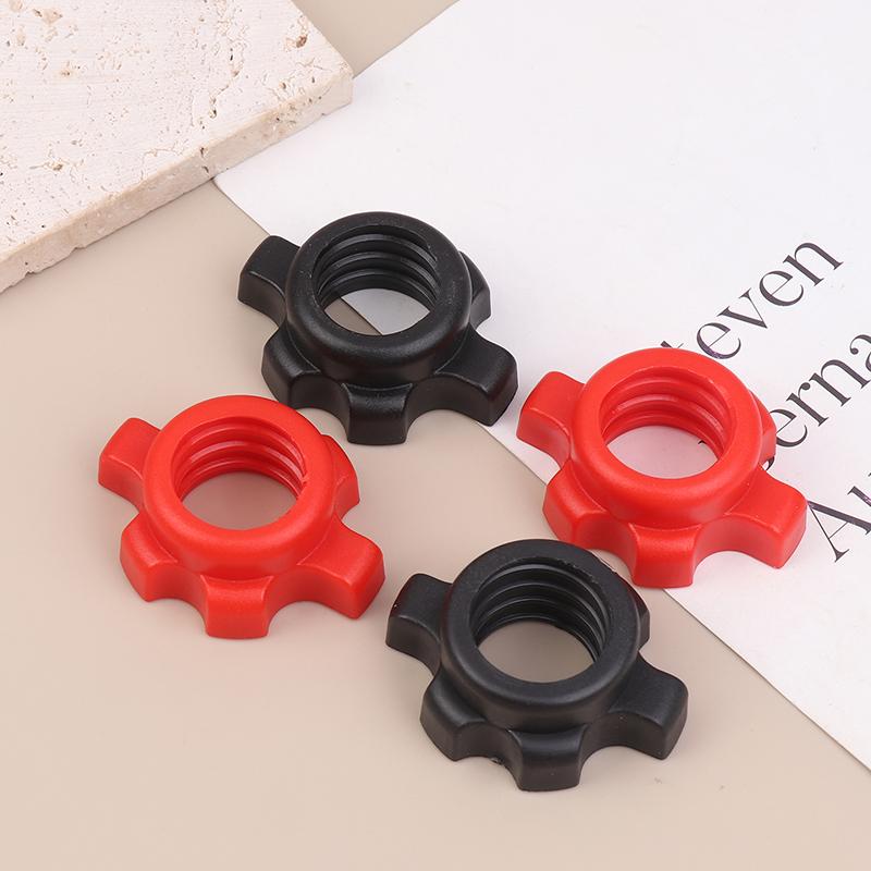 8/16Pcs Barbell Dumbbell Hexagonal Nut Fixing Accessories Home Gym Fitness Equipment Rod Screw Screw Collar Clamp