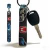 FOR HONDA RACING RIDE PU Leather Keychain Minimalist Key Holder Durable Key Organizer Car Keys Bag Accessories Gift LK6 
