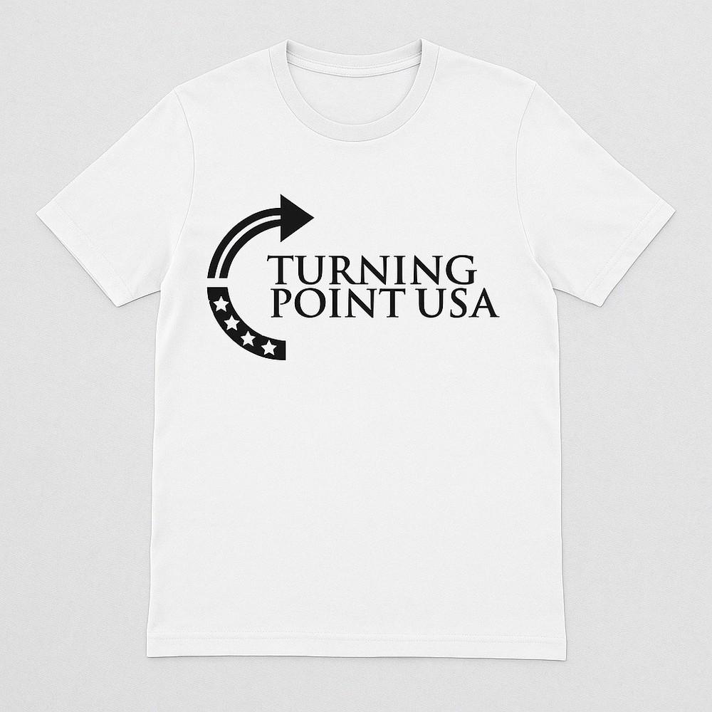 Charlie Kirk Turning Point T Shirt Tee RIP