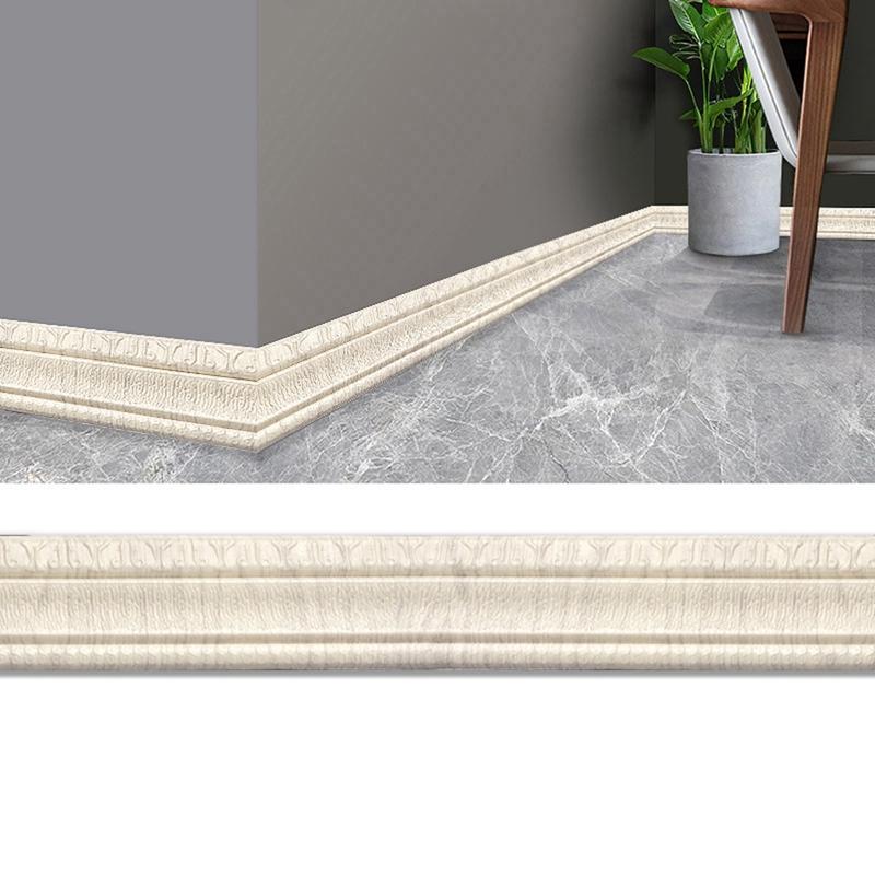 Decorare cu spumă adezivă embosare 3D 2,3 M Multifuncțional Auto-adeziv Decorare perete Linie plinte Decor Decor Autocolant Decor perete