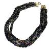 Symphony Sugar Cube Beads High-Quality Boutique Beads Multi-Layer Black Crystal Necklace Loose Beads Beaded Handmade Sweater Chain Chain