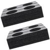 2Pcs Foam Cup Carrier Multiple Holes Holder Tray for Coffee Milk Tea Drinks Takeout Cup Holder Tray Drinks Carrier