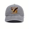Hot-selling American Anniversary Fashion Denim Baseball Cap Female Retro Printed Soft Top Cap Male