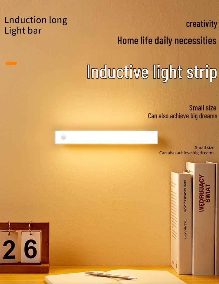 Smart Wireless Motion Sensor LED Night Light Strip for Home, Hallway, and Wardrobe
