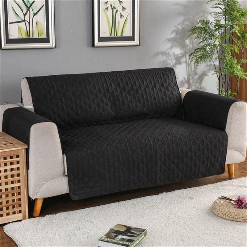 1/2/3 Seater Sofa Cover Mat for Pets Kids Sofa Armchair Covers Non-Slip Anti-Dust Cat Scratches Single Seat Slipcovers Protector