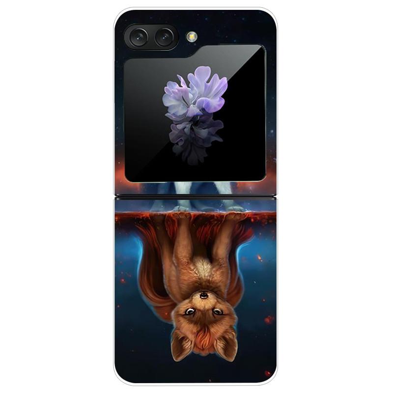 

For Samsung Galaxy Z Flip5 Case Hard PC Phone Back Cover for Samsung Galaxy Z Flip 5 5G Cases 6.7 ZFlip5 Cute Cat Funda Shell Galaxy Z Flip 5