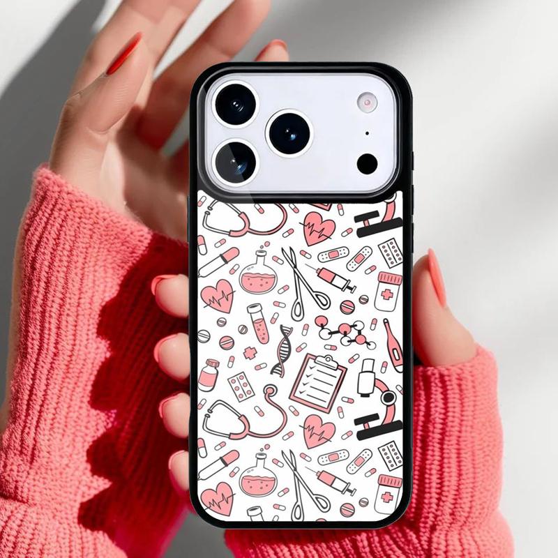 Medicine Nurse Doctor Dentist Phone Case for iPhone 17 Air 16e 15 14 13 Pro Max Back Cover for 12 11 Pro Coque