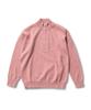 Beullumeol Pbt Wool Half Zip-Up Neck Knit - Indigo Pink