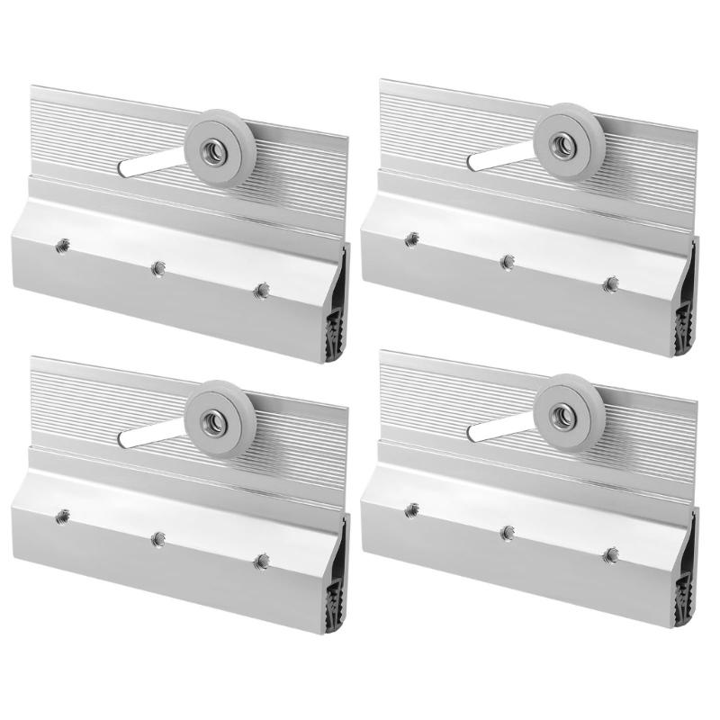 Shower Glass Door Hardware Rollers Durability Corrosions Resistant Aluminum HX6C