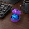 Relaxation Stress Ball Dumpling Squeeze Toy with Purple Steamer Creepy Steamed Bun Relief Steamer for Halloween Home Office Fidget Calming Toys