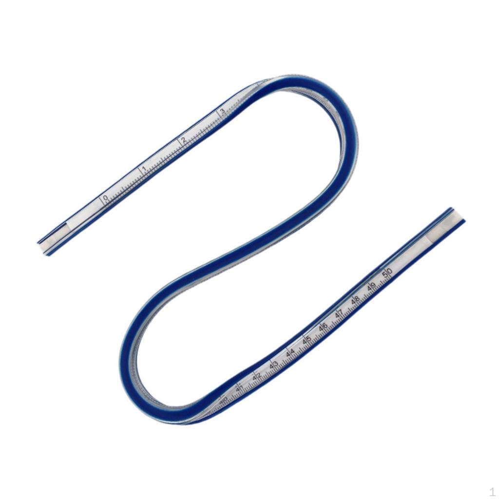 Curved Ruler for Crafting And Design Projects