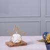Celestial Gold Star Wire Candle Holder Medium