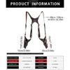 Practical PU Leather Shoulder Holsters For Role Playing And Outdoor Exploration Adjustable Outdoor Adventures Holsters