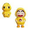 Face-Changing Shin-chan Pikachu Figurine Keychain: Trendy Cartoon Toy Gift Ornament