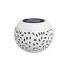 Solar Ceramic-Style Garden Jar Light - Outdoor Decorative Night Light