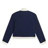 Li Ning Color Block Embroidered Letter Jacket Women Jackets AWDW956-3