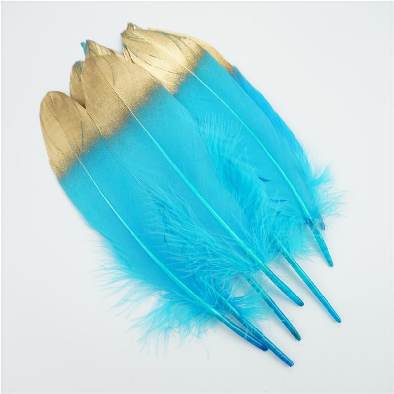 10Pcs Golden Goose Feather 15-20cm Silver Swan Plumes Dream Catcher Accessories DIY Jewelry Creation Feather Holiday Decorations