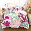 Funny Pattern Pineapple Bedding Set Decor Quilted 3 Piece Cover Set With 2 Pillow Shams, Twin Full Queen King Size Room Decor