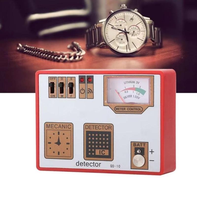 Electronic Meter Movement Tester And Battery Pulse Checker Testing Suitable For Watch Repair With Demagnetizer Function