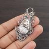 Natural Wild Horse Gemstone 925 Sterling Silver Jewelry Designer Pendant 2.2" AJP-2464