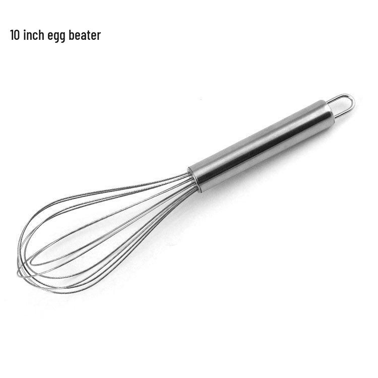 Stainless Steel Handheld Whisk - Egg Beater & Cream Whipper