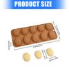 2Pcs Brain Silicone Molds Fondant Mousses Cake Molds Making Pastry Chocolate Molds Baking Decorating Tool Nonstick