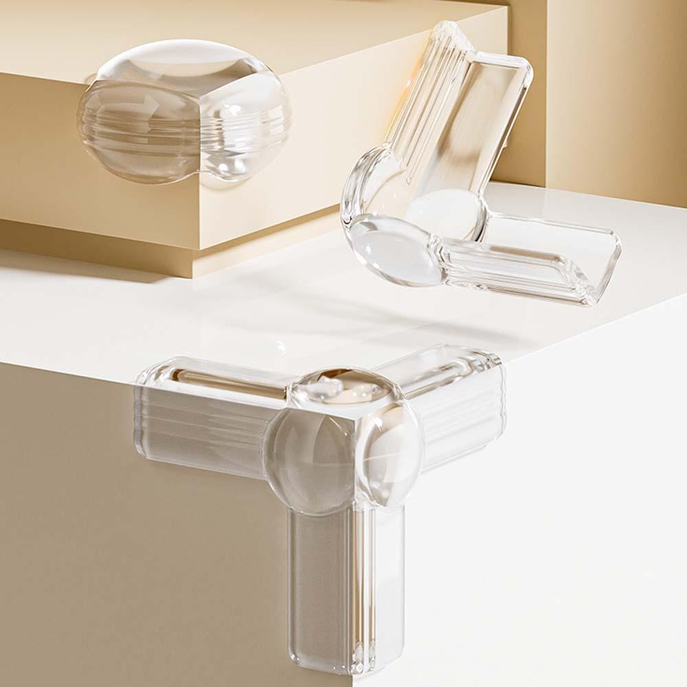 

12pcs/set Airbag Table Corner Protective Cover PVC Anti-collision Protection Corner Door бежевий