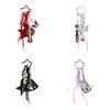 Music Guitar Shape Korean Ins Keychain Bag Hanging Spice Girls Keyring  Student
