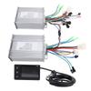 2PCS 36V 48V 60V 450W 23A Electric Bike Controllers Aluminum Alloy Dual Drive Brushless Motor Controller with V890 LCD