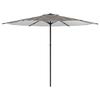 Garden Umbrella with Base 300 X 300 Cm Polyester Rectangular