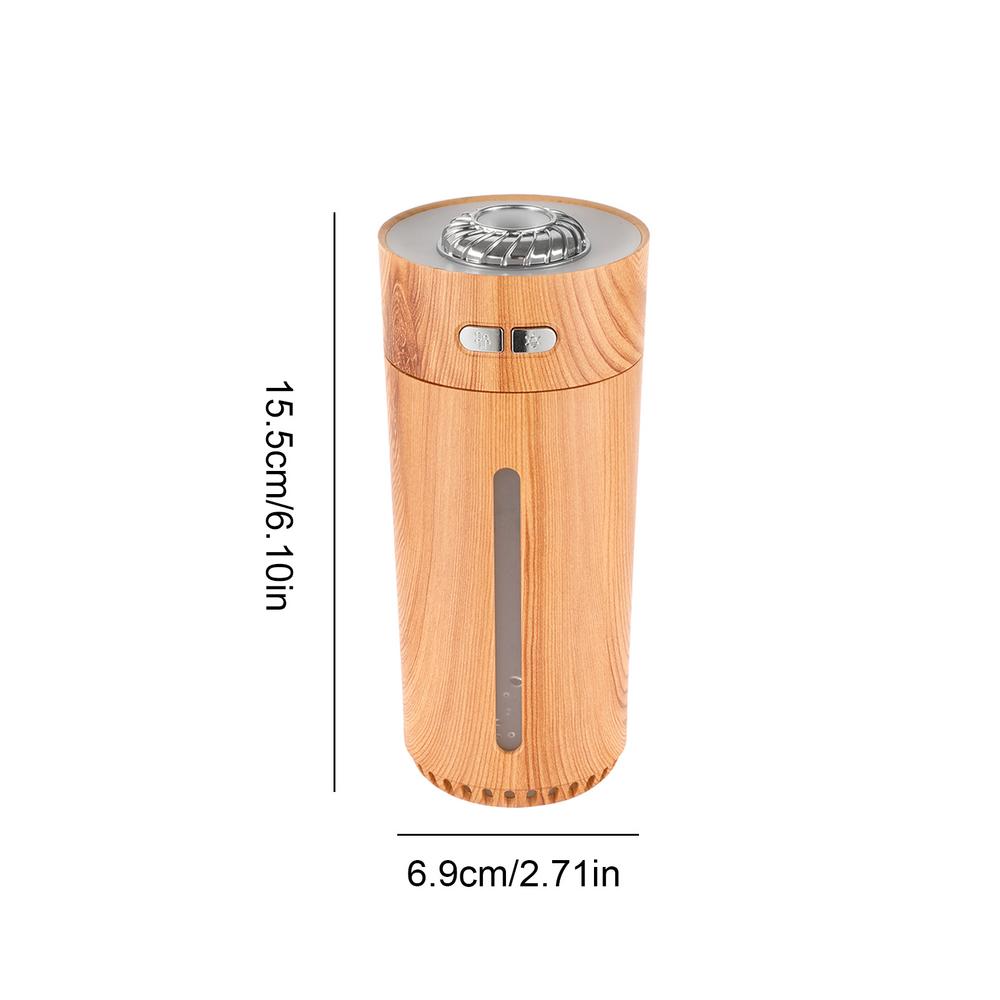 

Personal Humidifier For Car Air Diffuser 280ml USB Desk Humidifier Quiet Aromatherapy Oil Diffusers With Colorful Lights For хакі