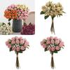 Romantic Rose Simulated Flower Bundle For Event Decoration And Outdoor Celebrations
