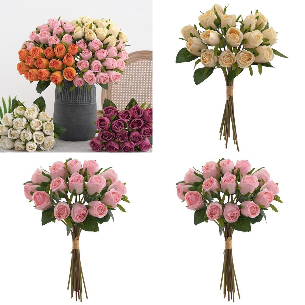 Romantic Rose Simulated Flower Bundle For Event Decoration And Outdoor Celebrations