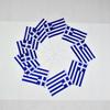 Grecia 10 piezas de banderas para agitar a mano de 14*21 cm