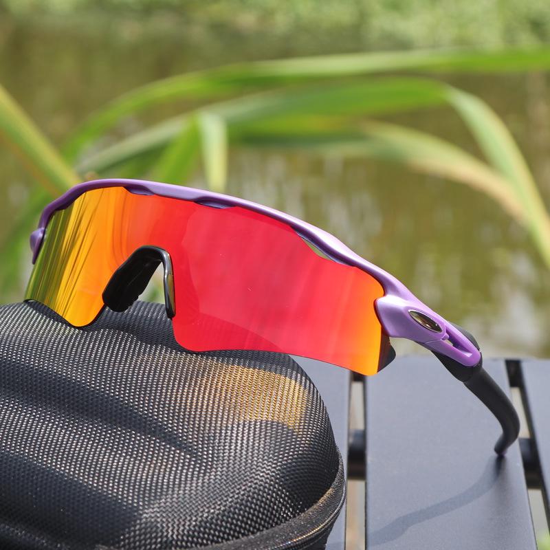Cross-Border E-commerce TR90 Colorful Cycling Sunglasses for Outdoor Sports, Prescription-Compatible.
