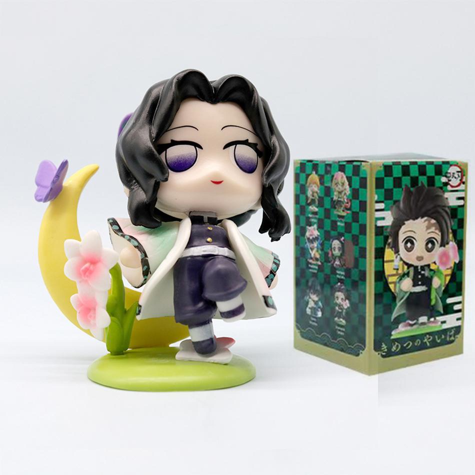 Demon Slayer Tanjiro Kamado Nezuko Anime Zeichentrickfigur Blindbox Kreative Personalisierte Statue Modell Ornament Überraschungsgeschenkbox