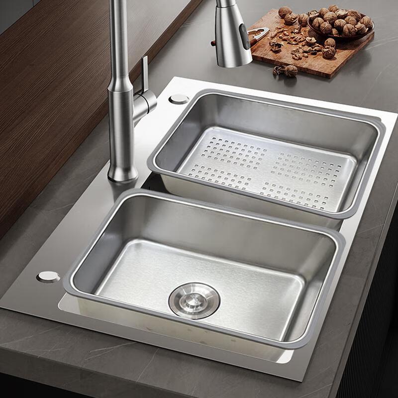 ZISIZ Stainless Steel Kitchen Deep Basin Insert