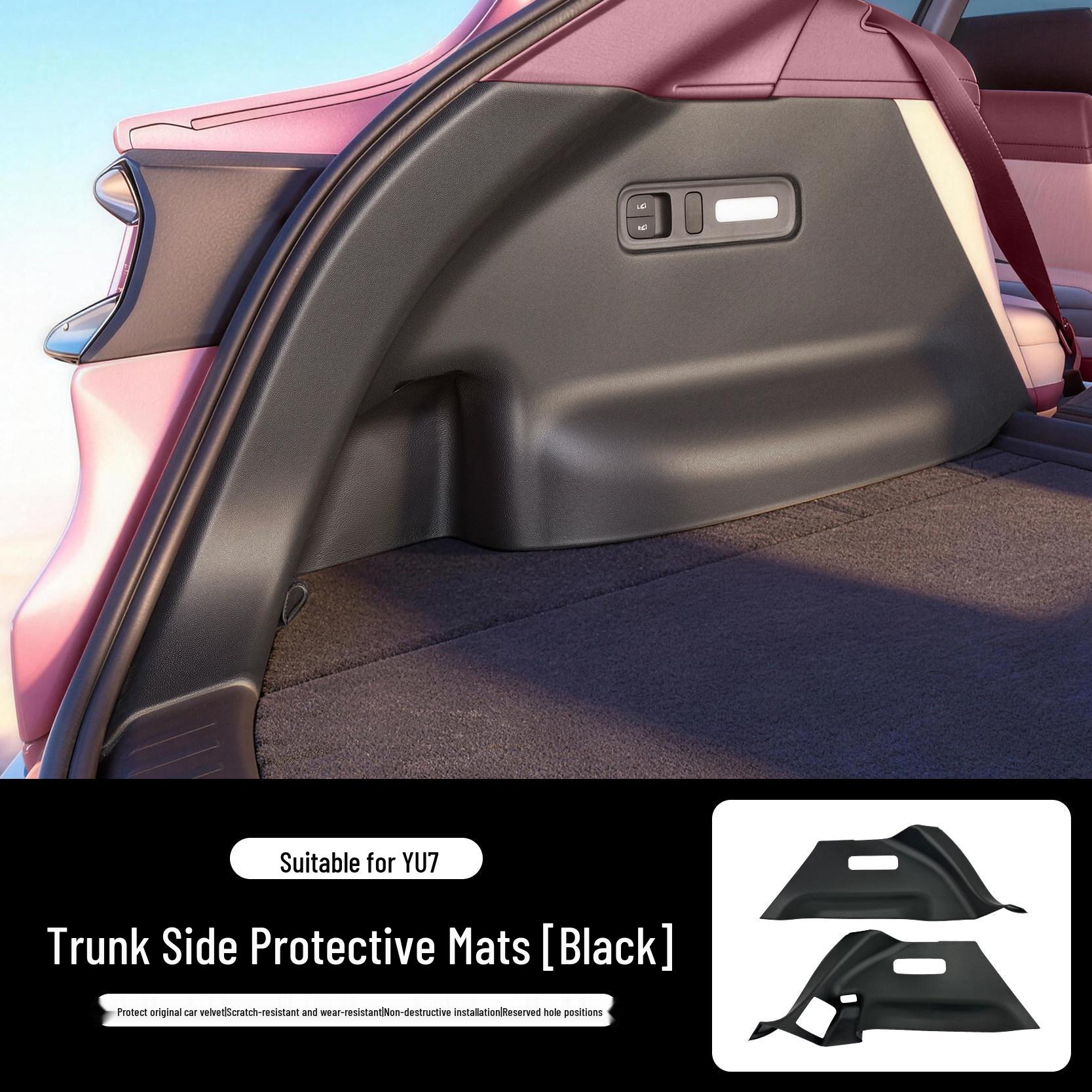 Xiaomi YU7 Trunk TPE Side Protector: Tail Box Protective Mat for Car Interior Decoration