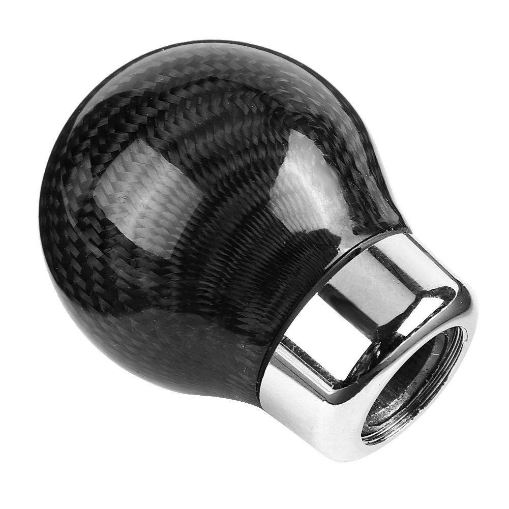 Car Modified Universal Gear Head   True Carbon Fiber Gear Shift Knob   Carbonized Gear Lever