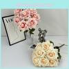 Silk Rose Wedding Flower Decor With Handcrafted Faux Flowers For Event And Photography