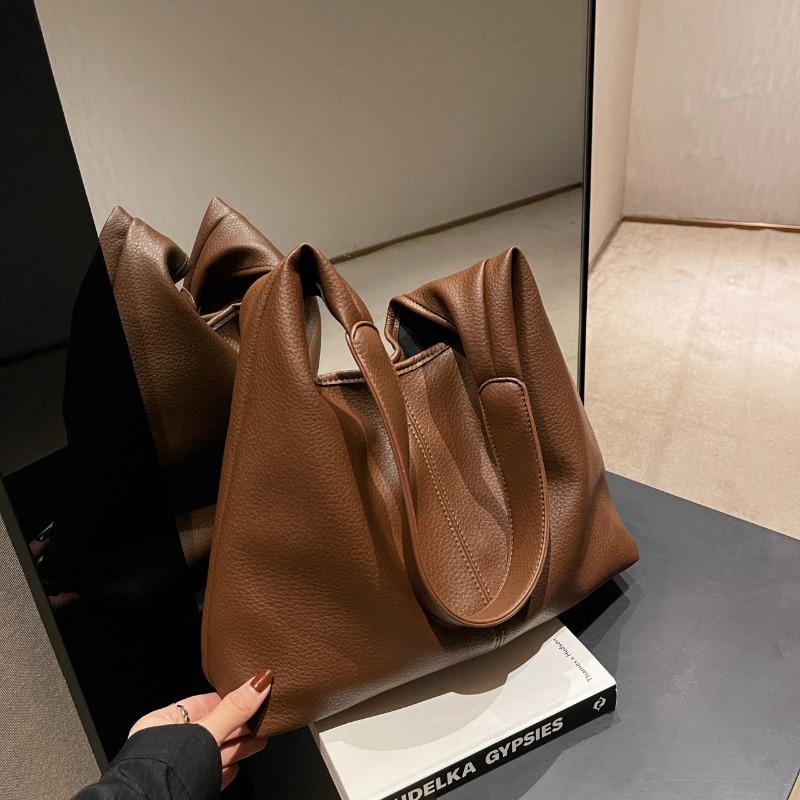 Sense Big Bag Women's Large-capacity New Fashion Shoulder Bag Versatile Commuter Child and Mother Tote Bucket Bag