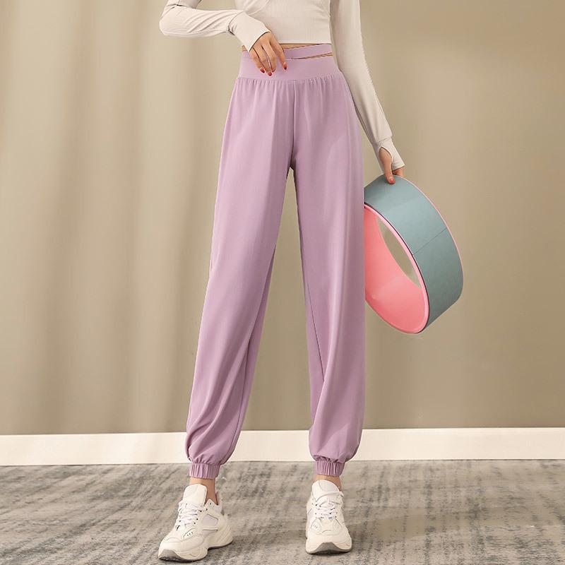 

Женский профессиональный костюм для йоги - Высококачественный быстросохнущий дышащий топ и свободные повседневные брюки S