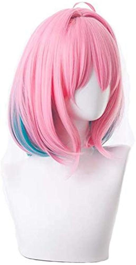 Eileen Yumemi Riamu Cosplay Wig for Idolmaster Cinderella Girls Starlight Disguise Anime School Festival Includes Net Wig, Stage, Heat-Resistant Wig,