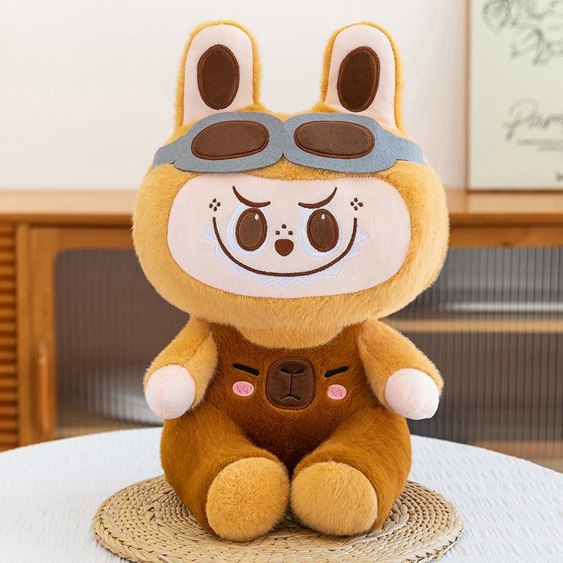 

Capybara Plush Toy Overalls Doll Cartoon Throw Pillow Children s Accompanying Gift 35cm（0.32kg）